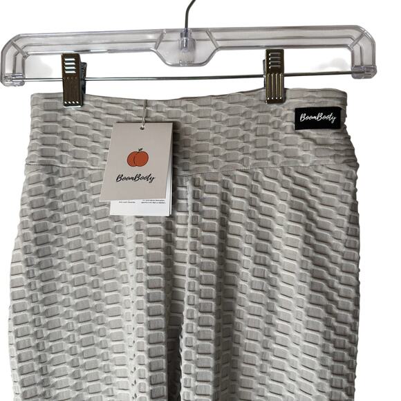 Boom Booty Classics Textured Leggings Gray Size Small NWT - Picture 5 of 10